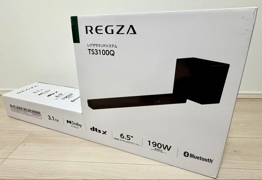 未使用★REGZAサウンドバー【TS3100Q】3.1ch スピーカー レグザ