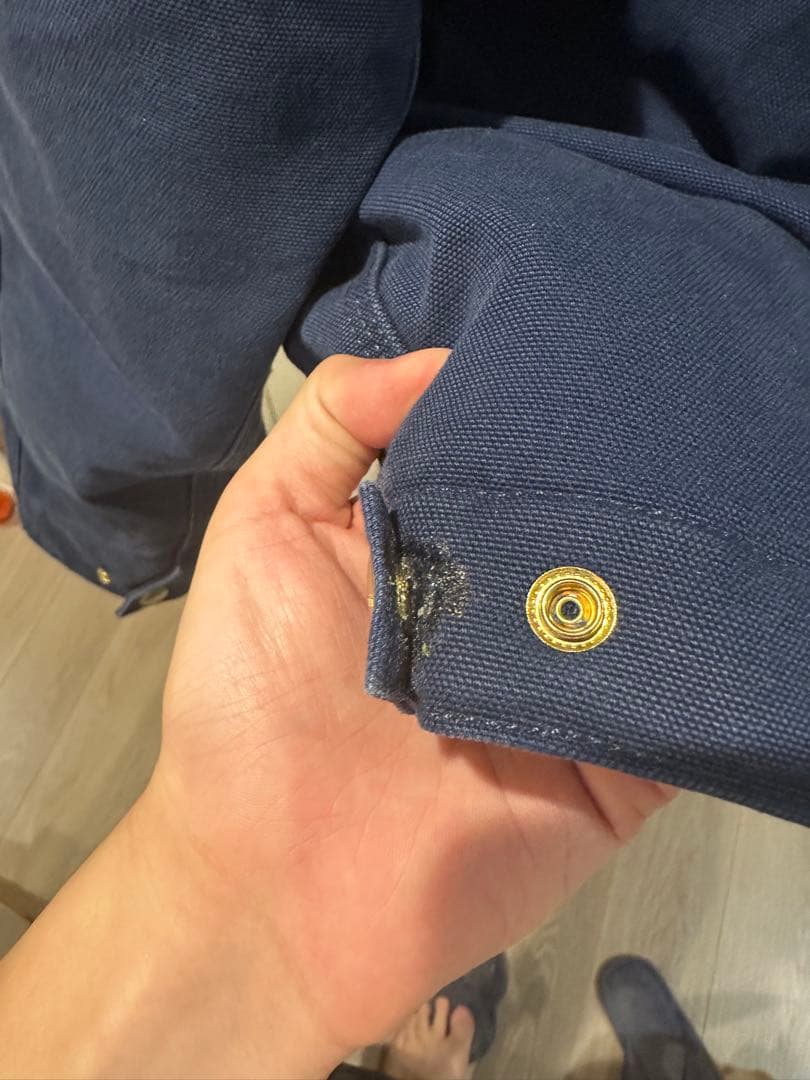 【訳あり】carhartt wip OG デトロイトジャケットネイビー