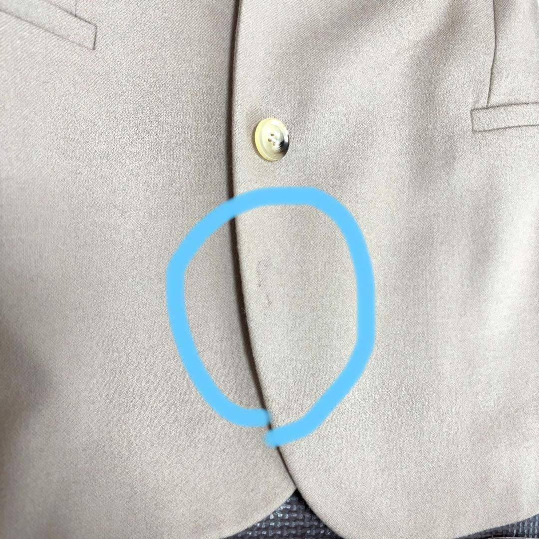 GUCCI ジャケット 38 ベージュ カシミヤ混 グッチテーラードジャケット