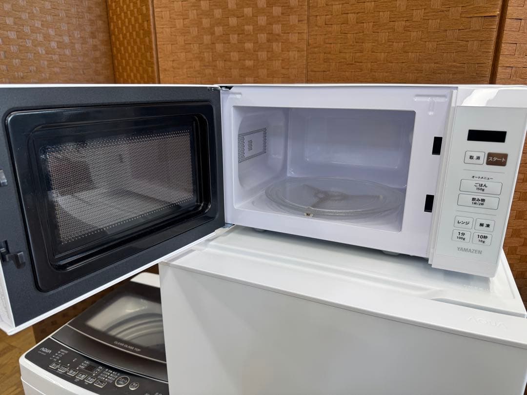 J008 家電3点セット 冷蔵庫・洗濯機・レンジ 高年式　美品　保証付き