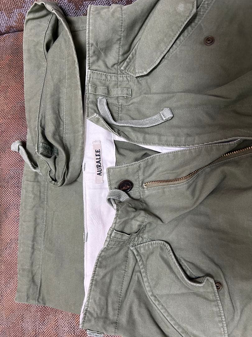 M*P様 AURALEE カーゴパンツ オリーブ サイズ0