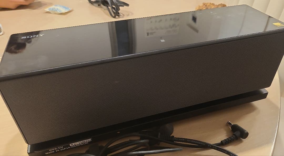 SONY スリムスピーカー ブラックリモコン無し