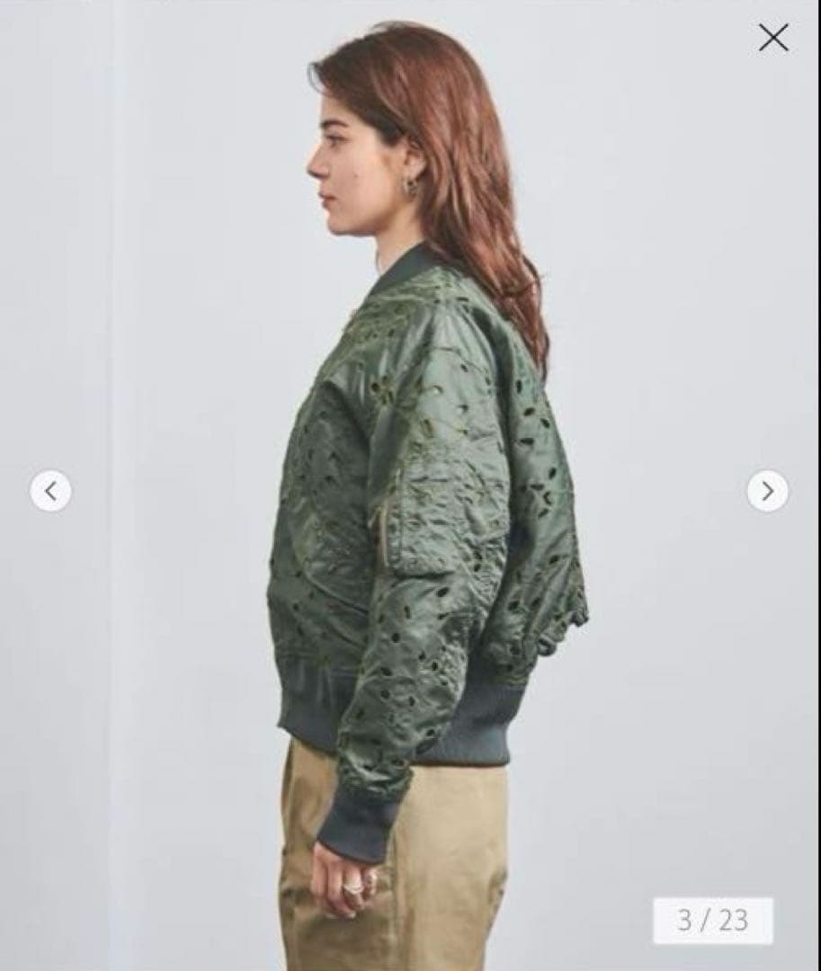 toga pulla エンブロイダリー　ブルゾン　ジャケット