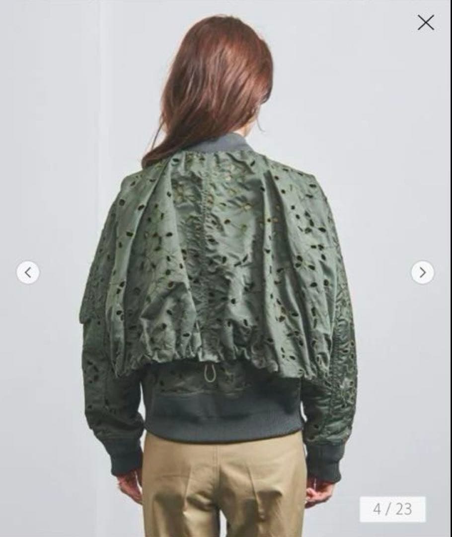 toga pulla エンブロイダリー　ブルゾン　ジャケット