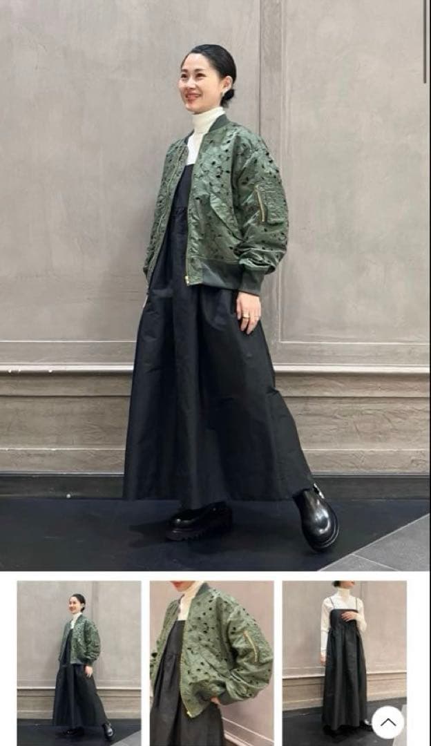 toga pulla エンブロイダリー　ブルゾン　ジャケット