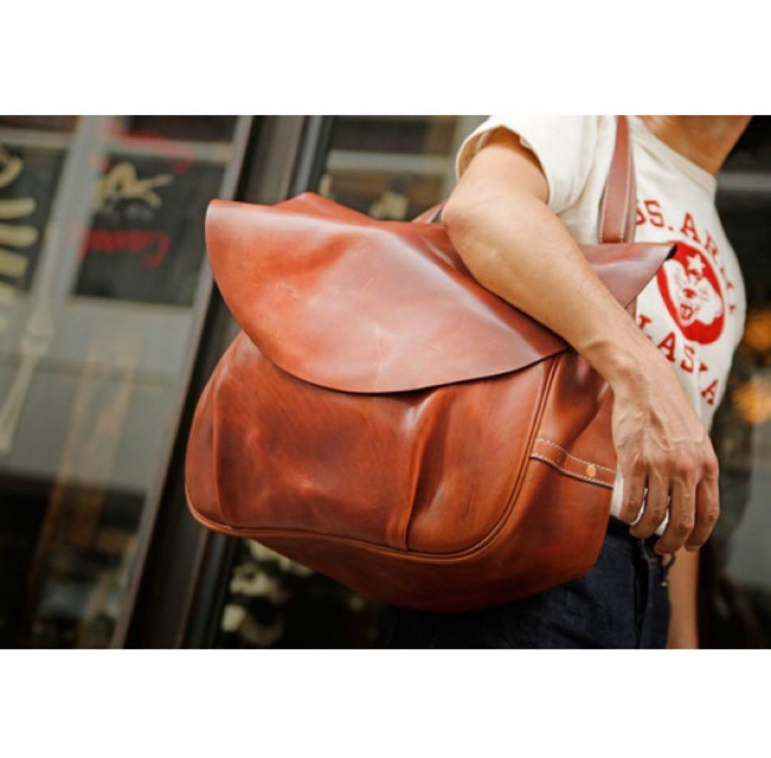 リアルマッコイズ FRONT-QUARTER ホースハイドMAIL BAG