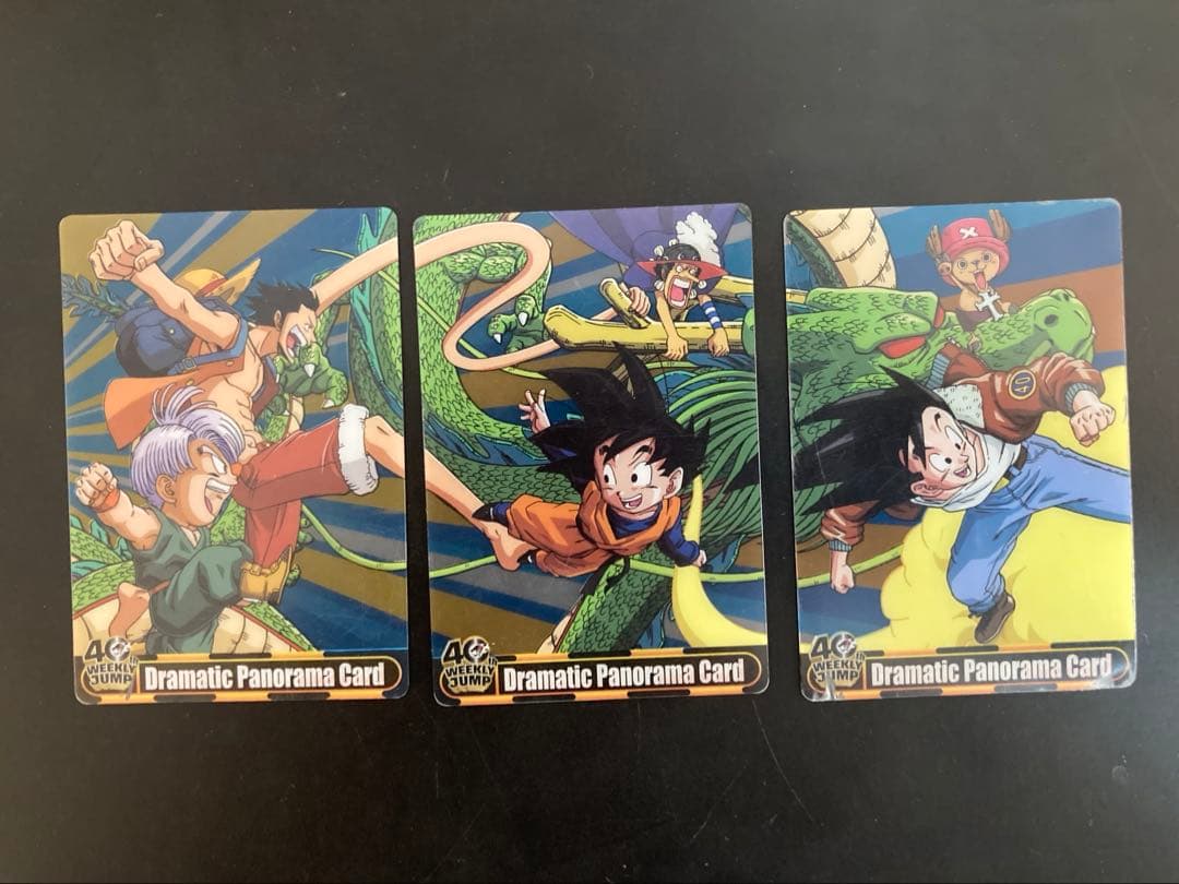 ジャンプ40周年「ワンピース×ドラゴンボール」38枚セット
