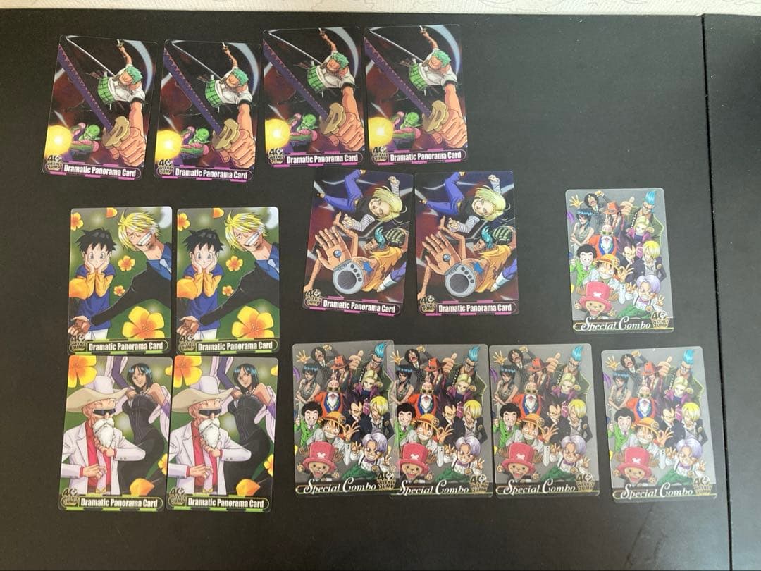ジャンプ40周年「ワンピース×ドラゴンボール」38枚セット