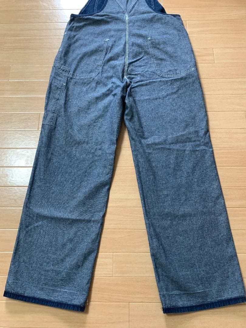 Lee 日本製☆ワイドオーバーオール☆レトロデニム☆メンズL・レディースLL