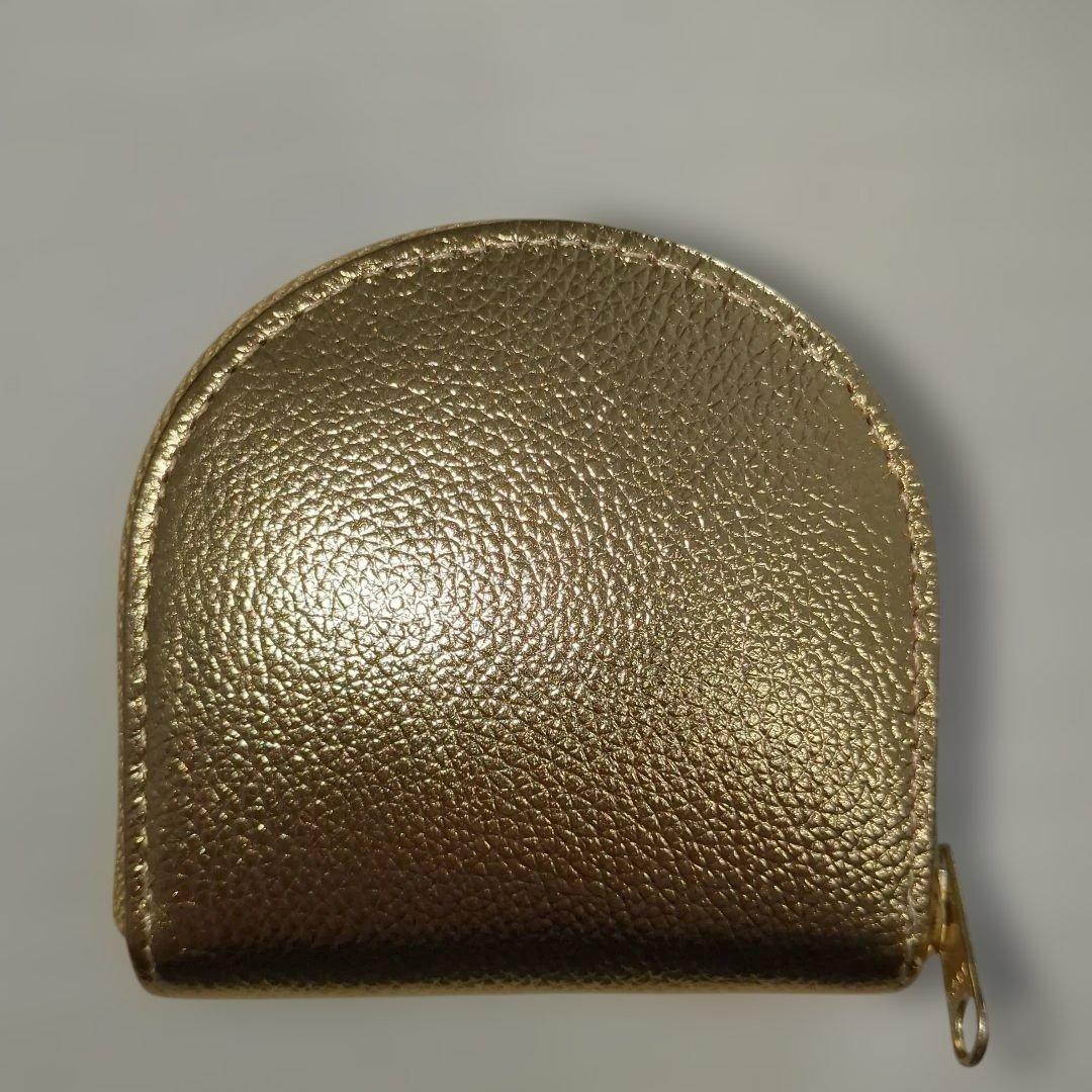 皇居財布ケース小銭入れ　金ゴールド　新品未使用　箱付き