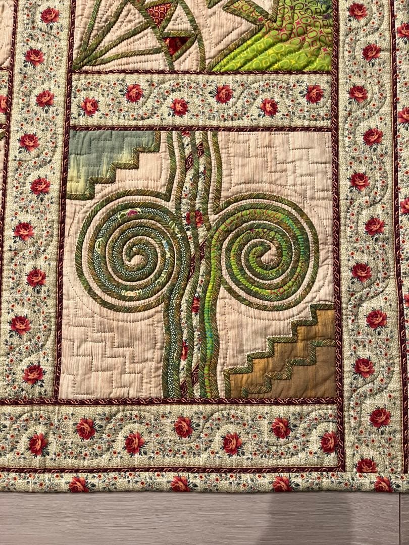 と*ん様 【美品】大型パッチワークキルト 230cm × 157cm