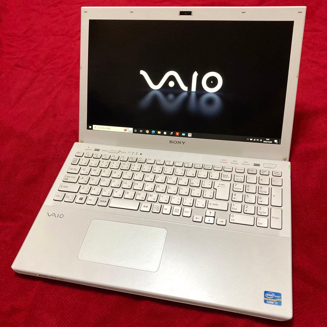 sony vaio i7 SSD240GB 12GB フルHD ノートパソコン