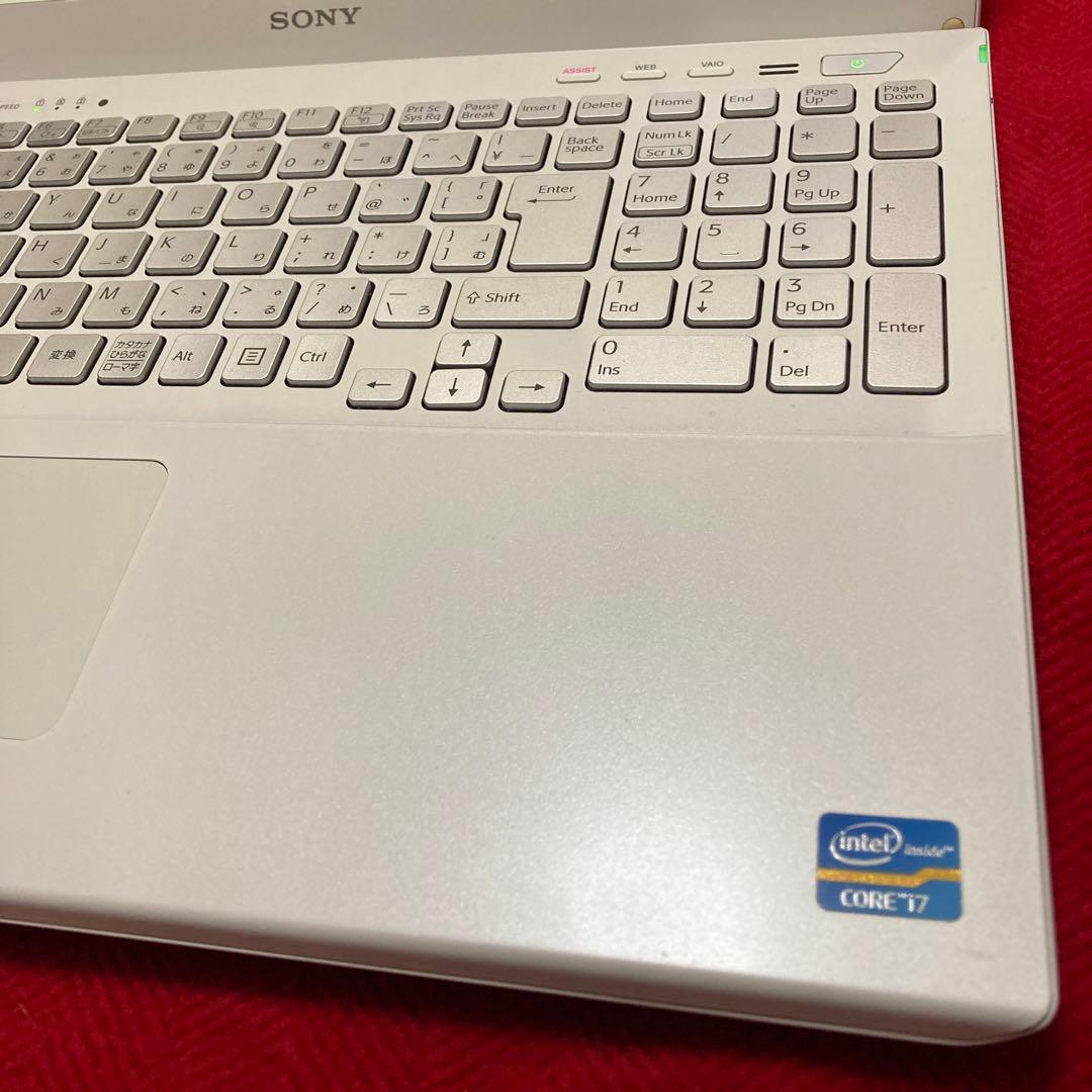 sony vaio i7 SSD240GB 12GB フルHD ノートパソコン