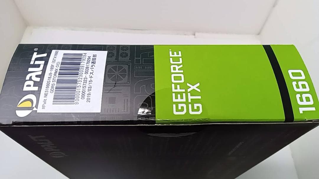Palit GeForce GTX 1660 6GB StormX OC 使用中