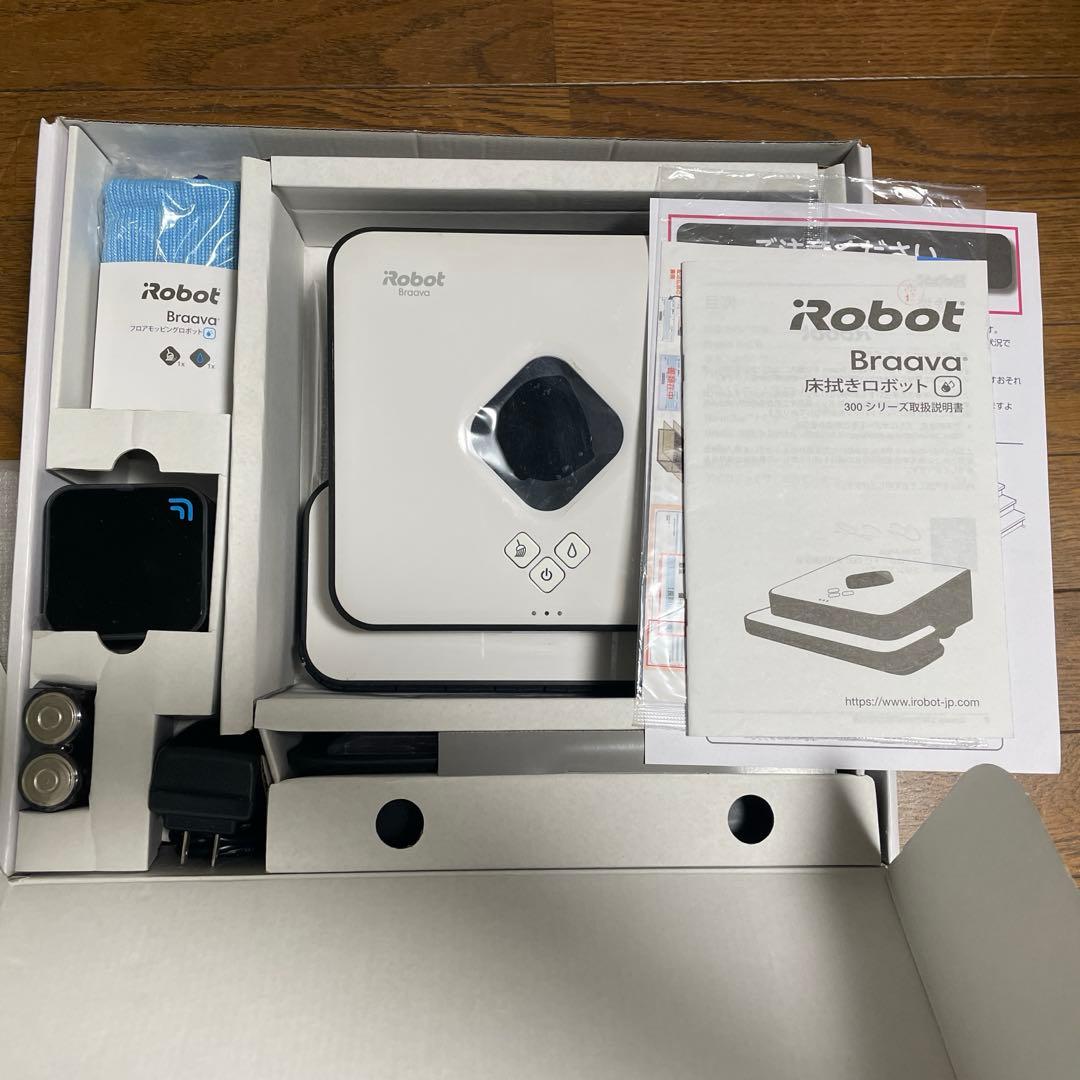 i Robot社　床拭きロボット ブラーバ380j ホワイト B380065