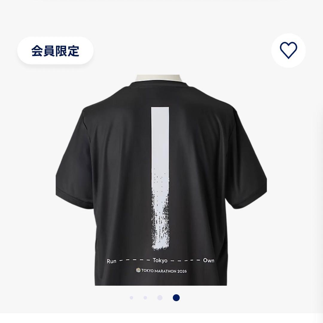 完売品！新品未開封　東京マラソン2026 限定シグネチャーシャツ Ｍサイズ