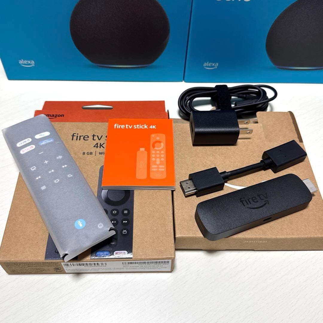 amazon echo&fire tv stick 4k ホームシアターセット