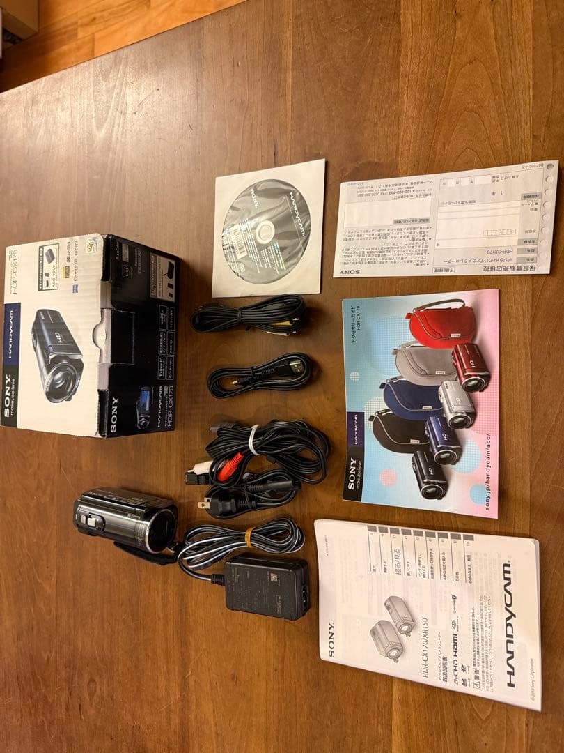 SONY HDR-CX170 HDビデオカメラ本体