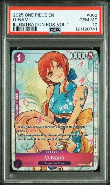 2025 ONE PIECE O-Nami おナミ 海外限定版プロモ PSA10