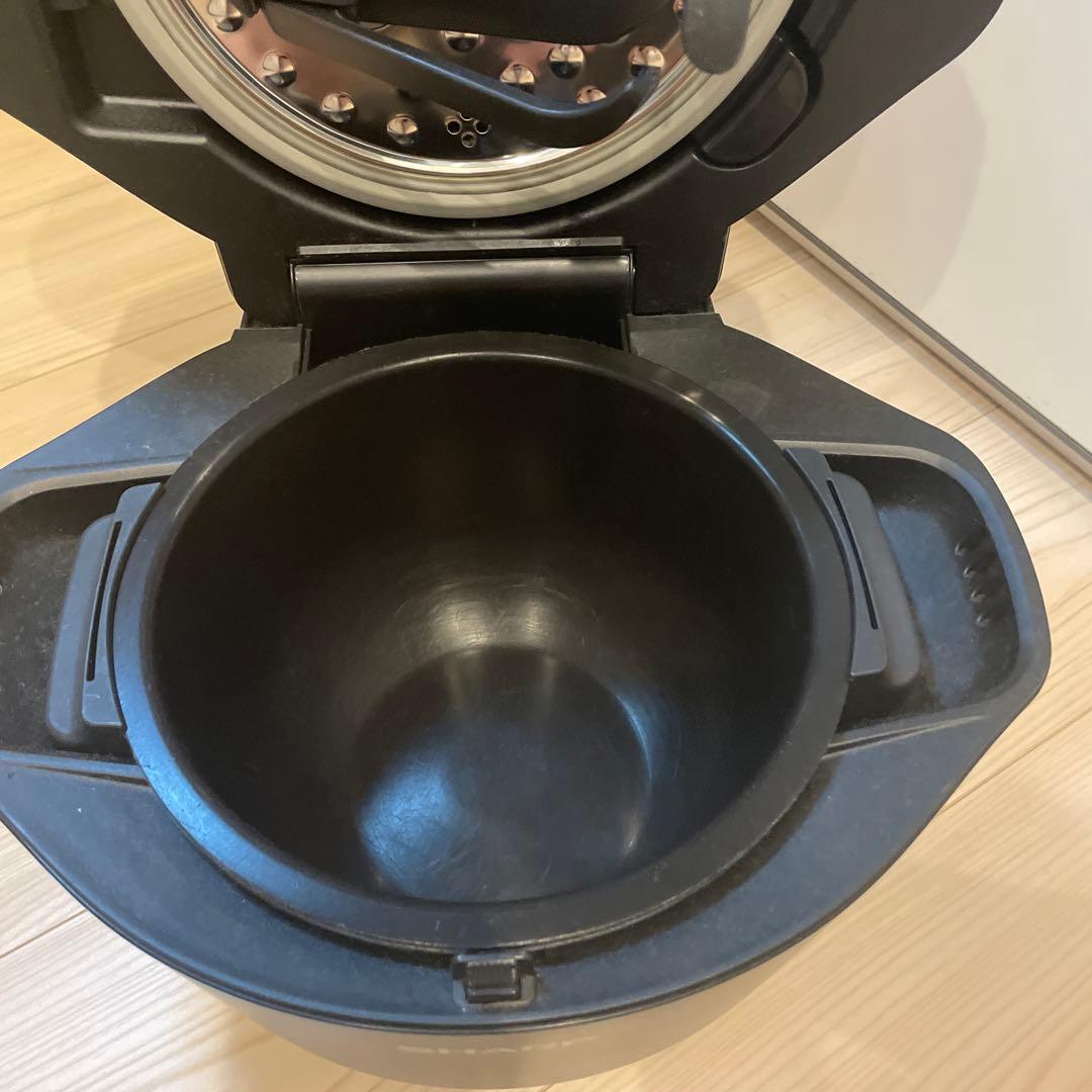 SHARP HEALSIO KN-HW16 電気圧力鍋 ブラック ホットクック