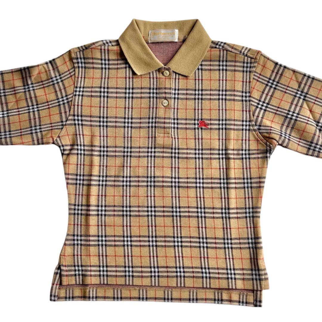 【新品未使用】 Burberrys バーバリー ノバチェック ポロ 希少デザイン