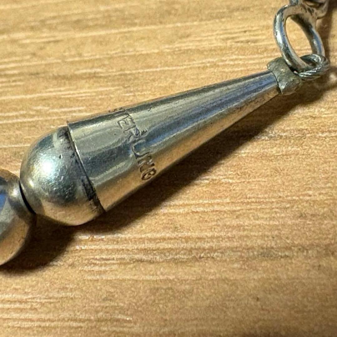 WJ　ナバホパール ネックレス 5mm 50cm シルバー925