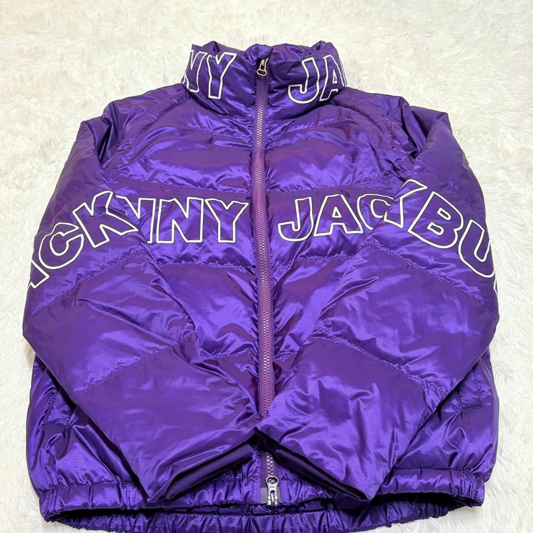 美品✨BUNNY JACKET パープル　ダウンジャケット　2way ベスト　2