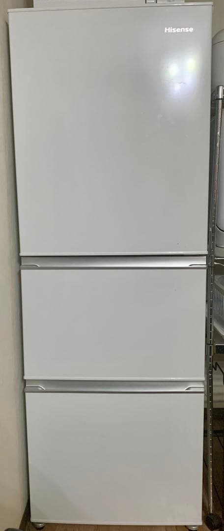 美品　ハイセンス 冷蔵庫 HR-D2801W 3ドア 282L 2020年