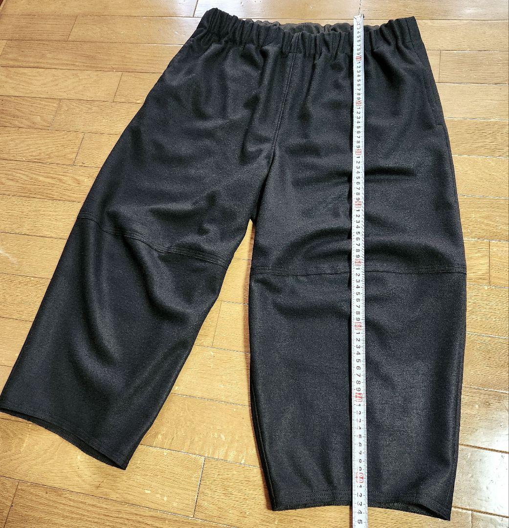 さくらママバルーンパンツ圧縮ウール黒