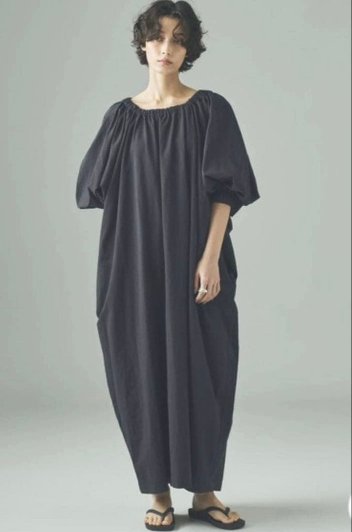 【美品】カレンソロジー コットン リネン ドルマンワンピース