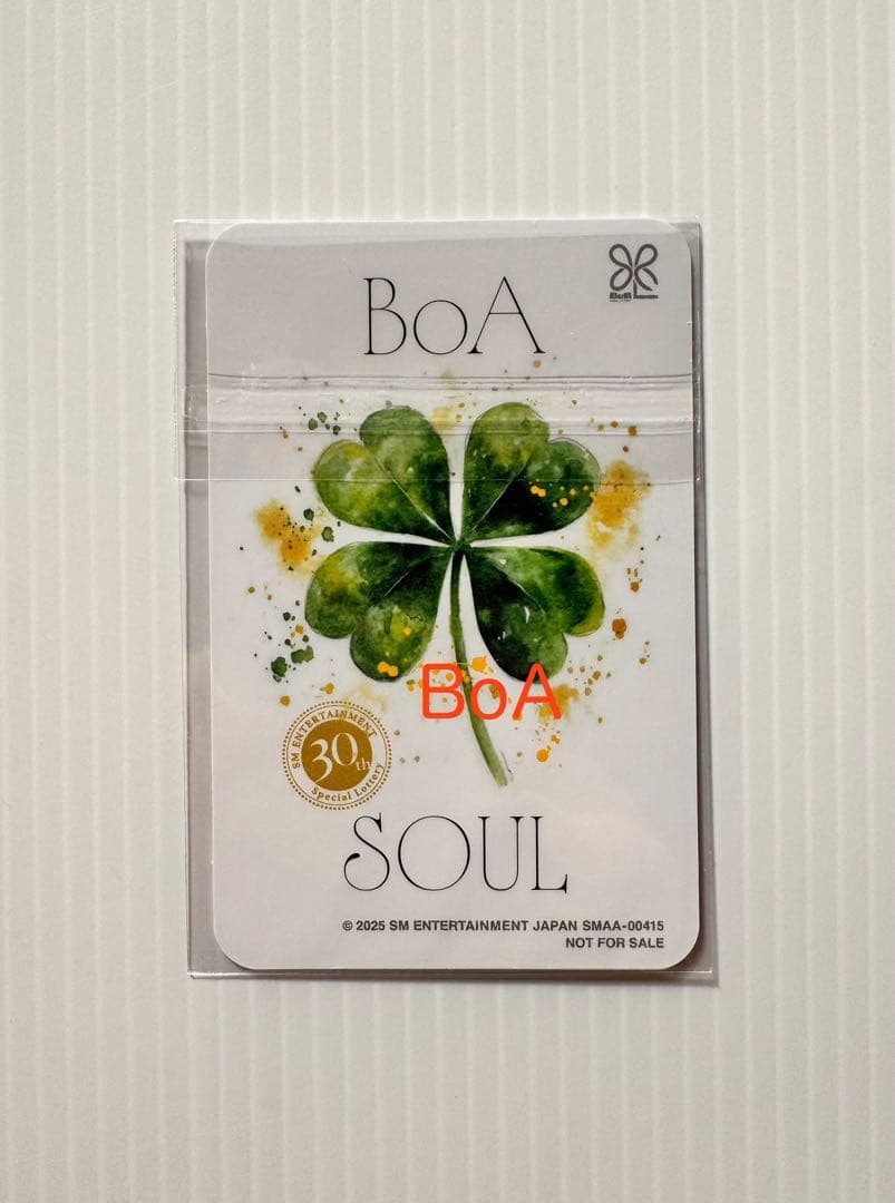 BoA SOUL 30周年記念カード トレカ SM ENTERTAINMENT