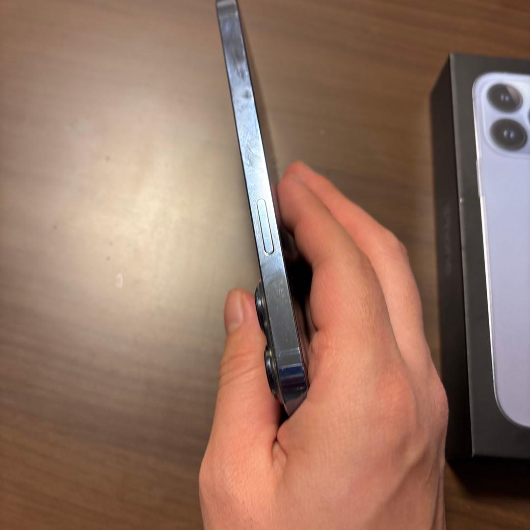 iPhone 13 Pro シエラブルー 128GB 画面右上割れあり