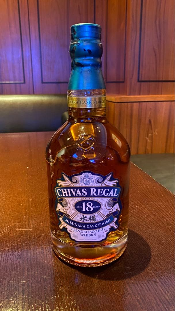 【5本まとめ売り】新品未開栓シーバスリーガル18年ミズナラ700mlウイスキー