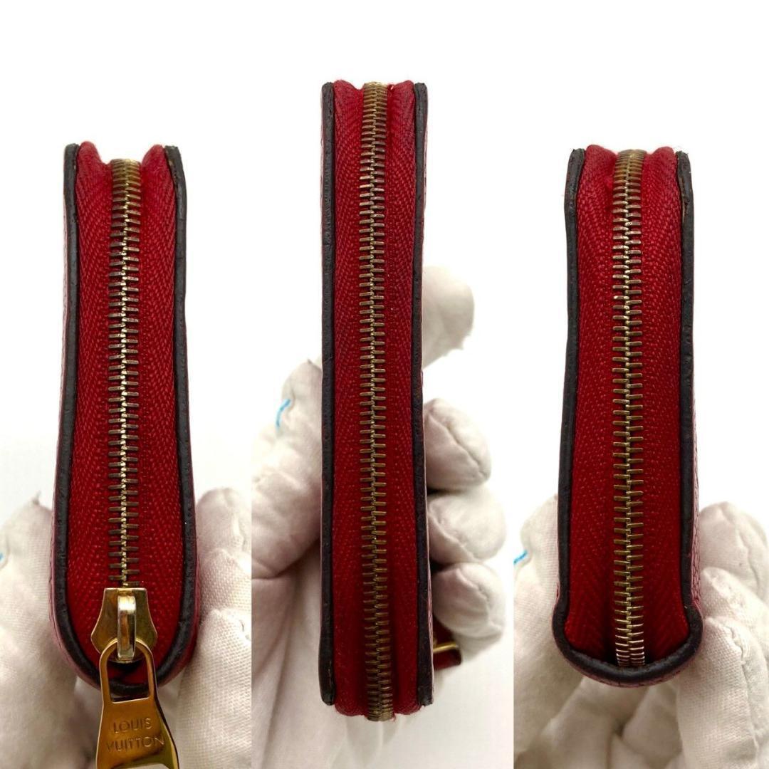 ルイヴィトン ジッピーパース レッド 小銭入れ ケース 71101