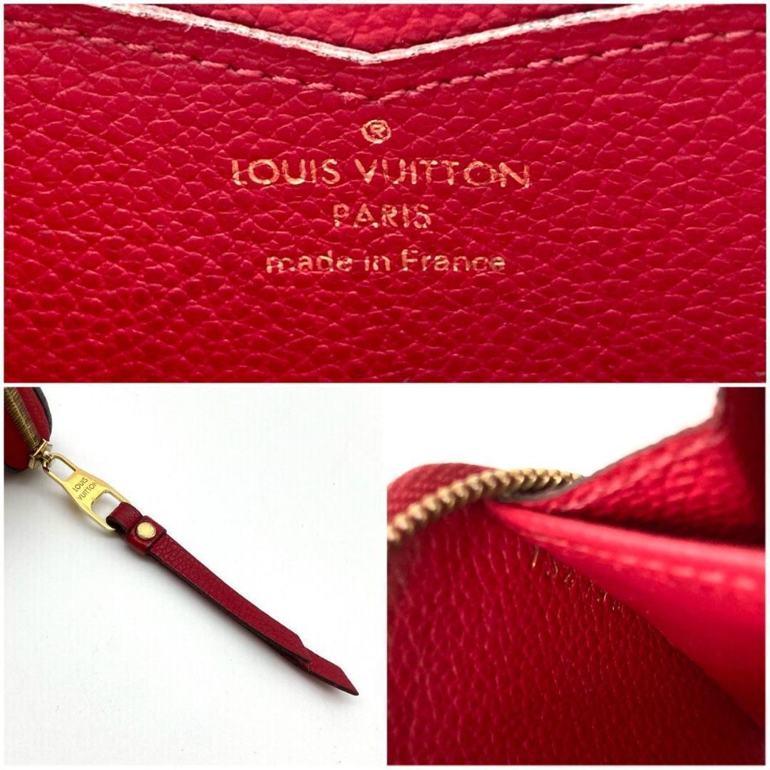ルイヴィトン ジッピーパース レッド 小銭入れ ケース 71101