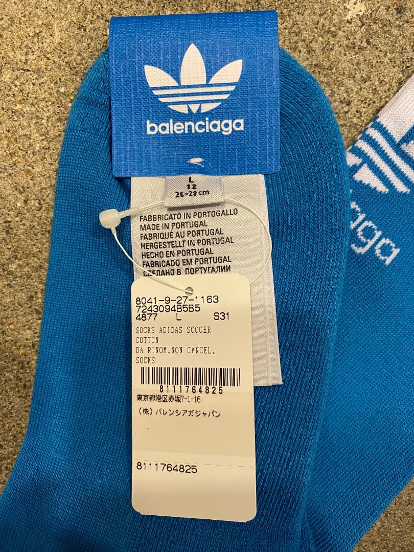 レッグウェア balenciaga adidas sox