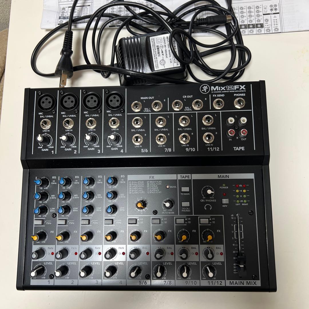 MIX12FX アナログミキサー 12チャンネル
