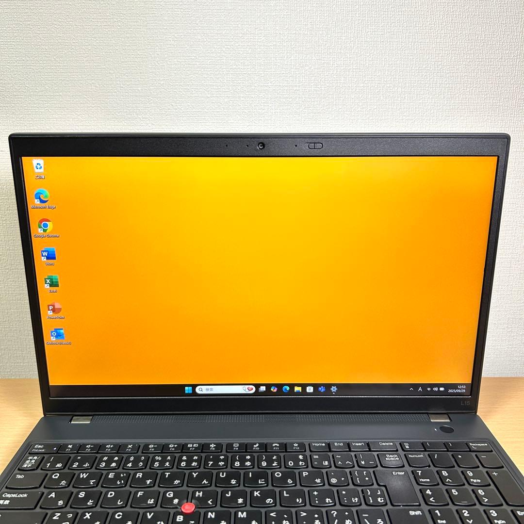 美品 Lenovo ThinkPad L15 Gen3 15インチ 第12世代