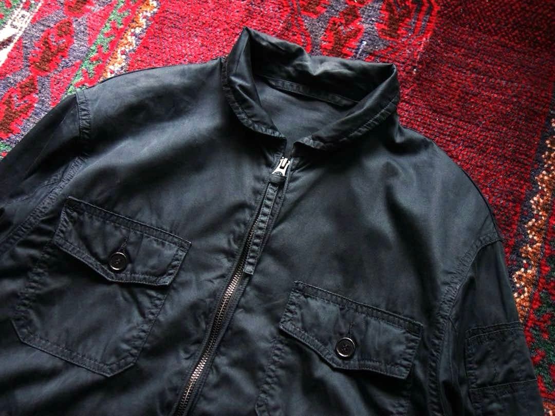 ANATOMICA ミリタリージャケット S シャツジャケット ネイビー 日本製