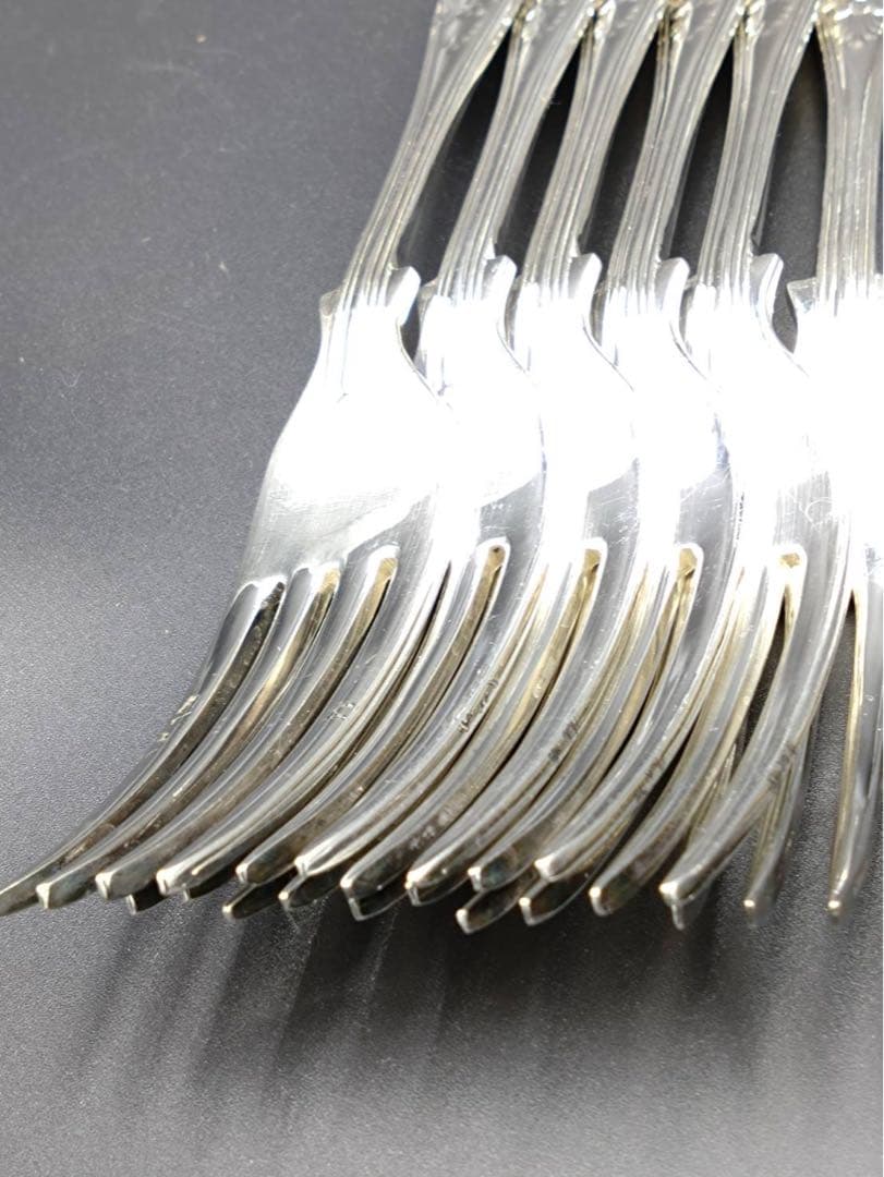 Mappin & Webb 装飾 フォーク6本組 20.5cm ヴィンテージ