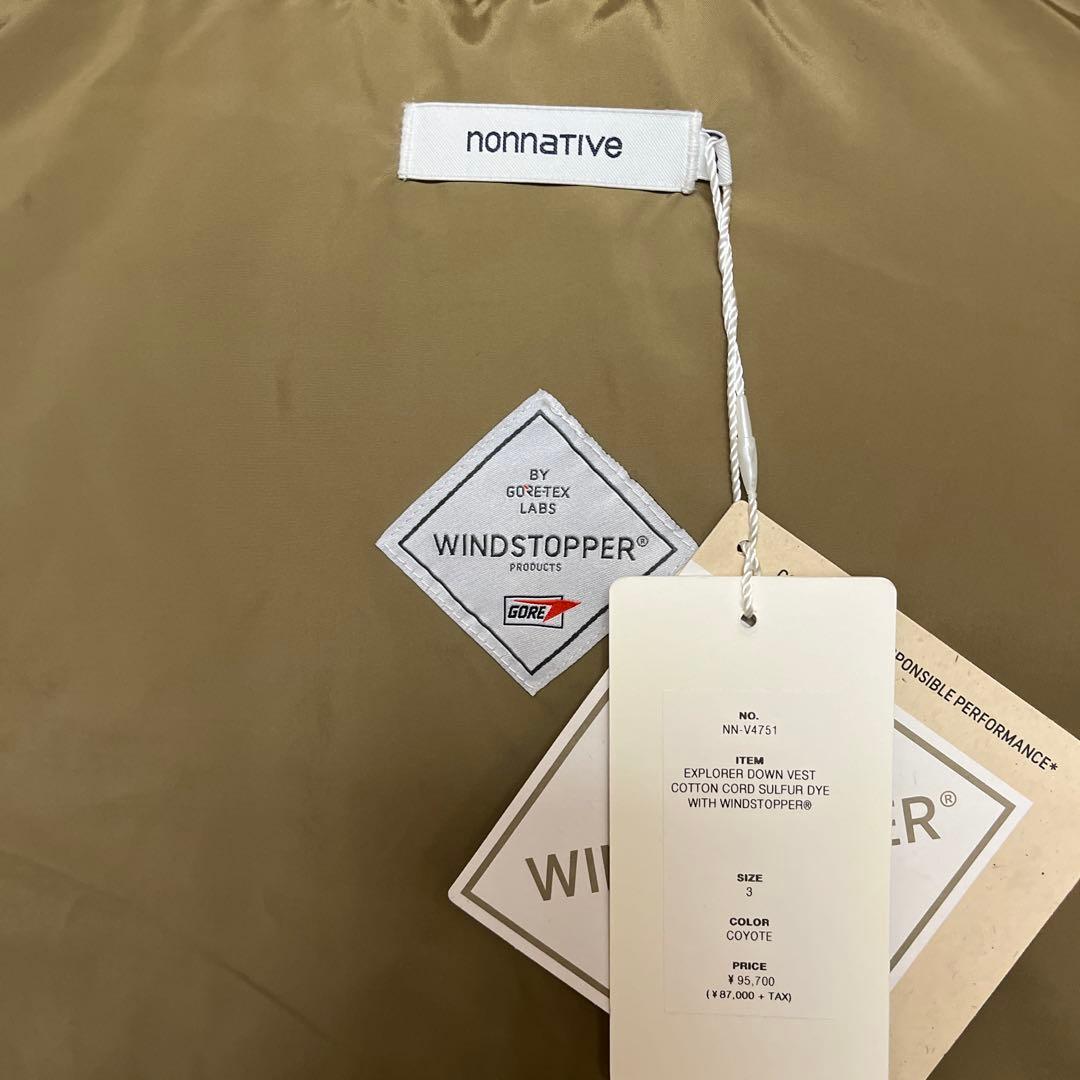 大阪店オープン記念 nonnative EXPLORER DOWN VEST 3