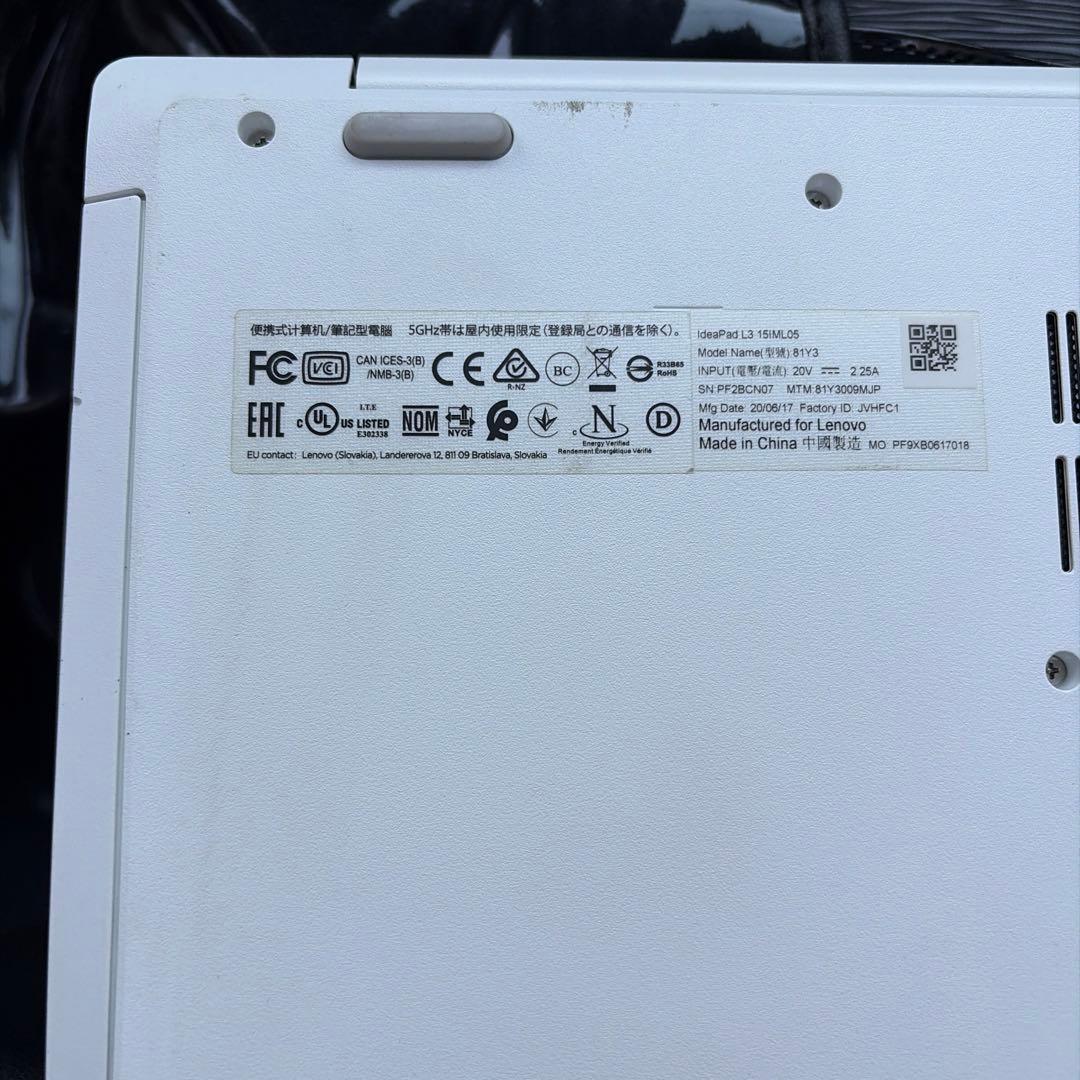 Lenovo Ideapad L3 ノートPC