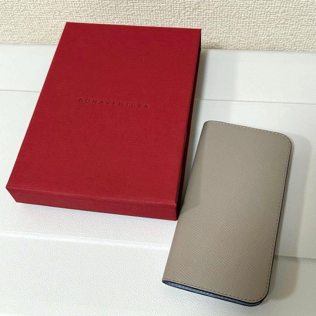 ほぼ新品bonaventuraボナベンチュラiPhone14ダイアリーケース