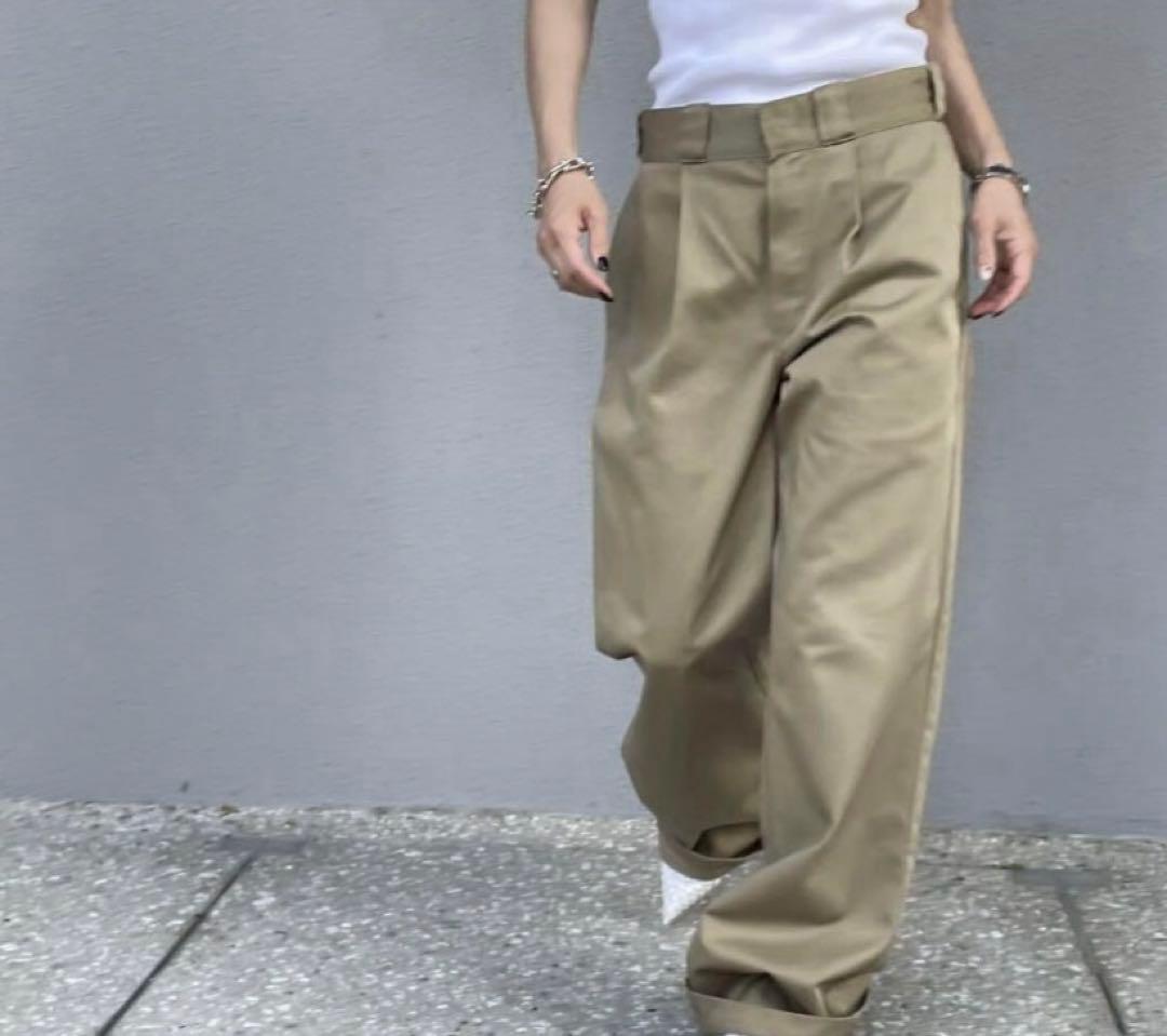 ok.soon×dickies wide chino pants オクスン