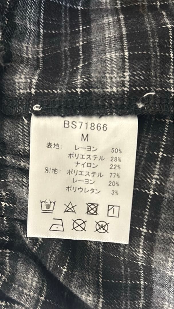 BUBBLES チェックリボンワンショルワンピース