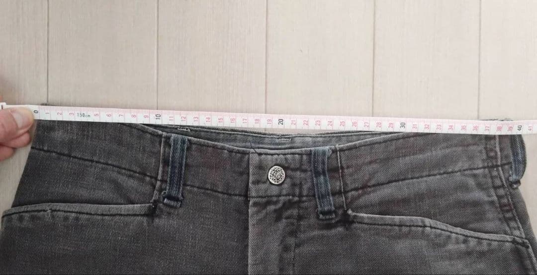 【希少】70s Lee フリスコ パンツ 墨黒 コットン100 vintage