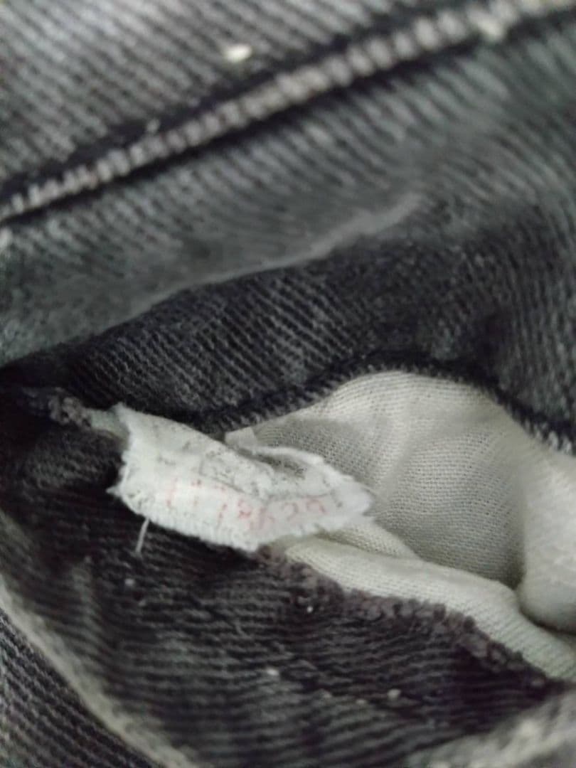 【希少】70s Lee フリスコ パンツ 墨黒 コットン100 vintage