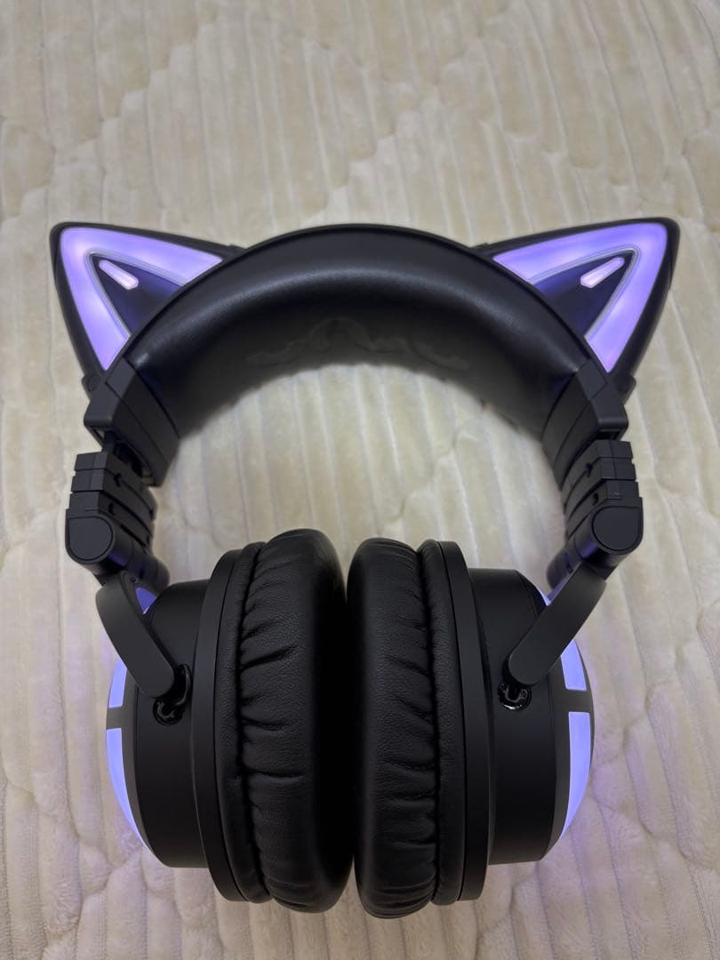 YOWU SELKIRK 猫耳ヘッドホン ブラック