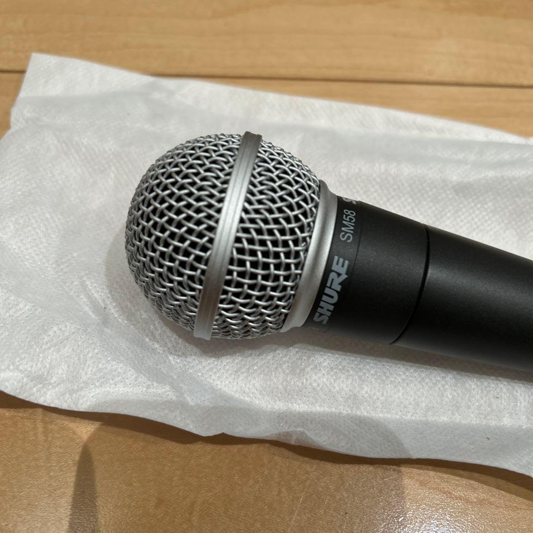 SHURE SM58 スイッチなしタイプ　マイク　シュア　箱あり