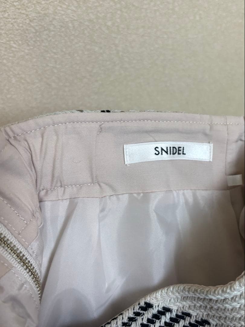 スナイデル　チェック　ミニスカート　2